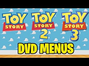 DVD Menu Walkthroughs: Toy Story 1, 2 & 3 Compilation!