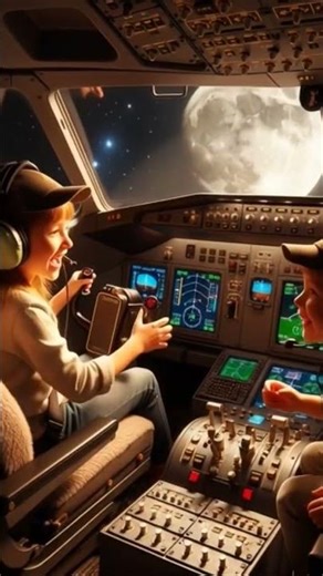 Kids # goes to moon kids love#❤️ Future kids they learn faster