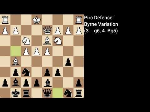 Pirc Defense: Byrne Variation (3... g6, 4. Bg5)