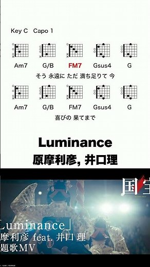 Luminance feat. 井口理(King Gnu)- 原摩利彦 #コード