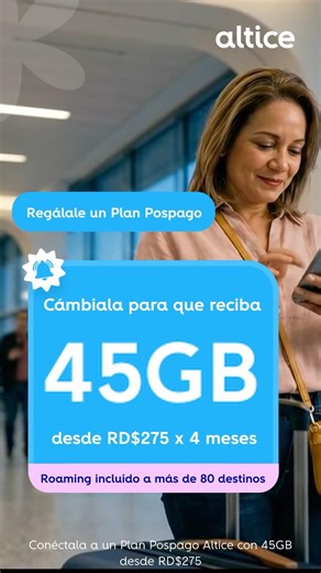 Mom deserves roaming included with Altice postpaid.