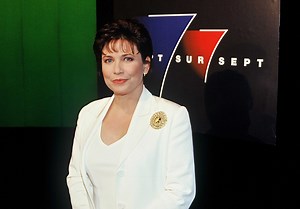 Anne Sinclair, l’animatrice emblématique de 7 sur 7 - Elle