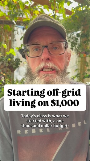 Let me be clear: $1,000 won’t build you an off-grid paradise. But it WILL get you started. A used camper. A cheap solar kit. A water jug. A plan. That’s how we did it… one scrappy step at a time. | Beloved Cabin