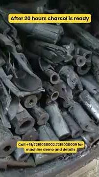 Turn Bamboo Waste into Premium Charcoal with Advanced Technology