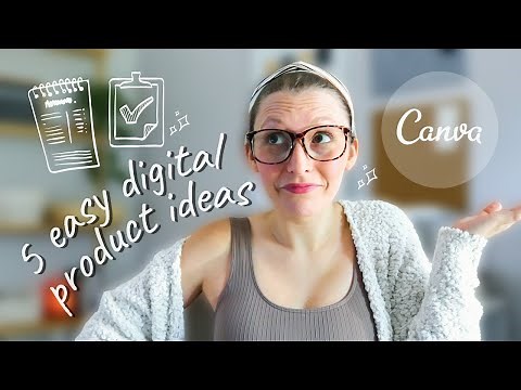 5 Digital Products You Can Make on Canva // How to Create Printables to Sell Online