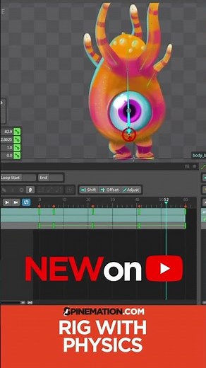 SPINE 2D - 4.2 BETA - RIG WITH PHYSICS - TUTORIAL PART 1