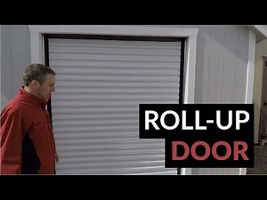 Roll-up Door for Outdoor Storage Building