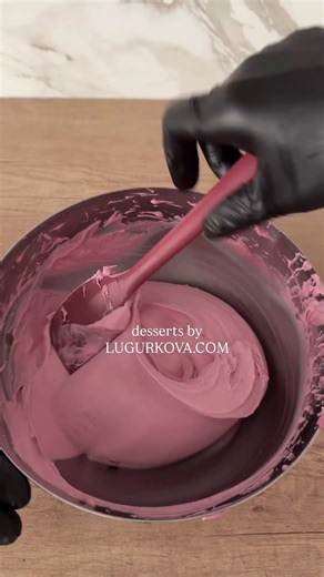 Raspberry ganache ✨process