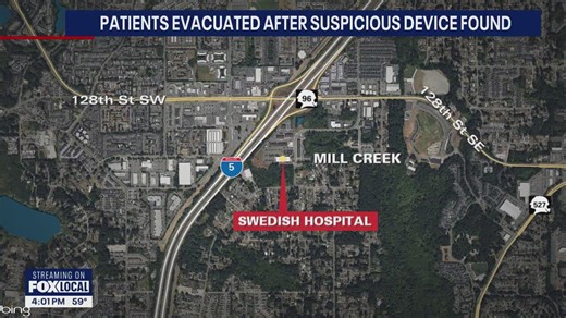 Swedish Hospital in Mill Creek evacuated over bomb threat