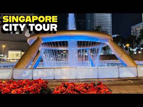 Singapore City Tour 2025 🎄 | Suntec City & CHIJMES Christmas Lights in 4K ✨