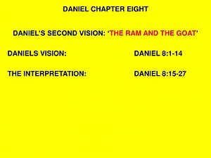 DANIEL CHAPTER EIGHT - SlideServe