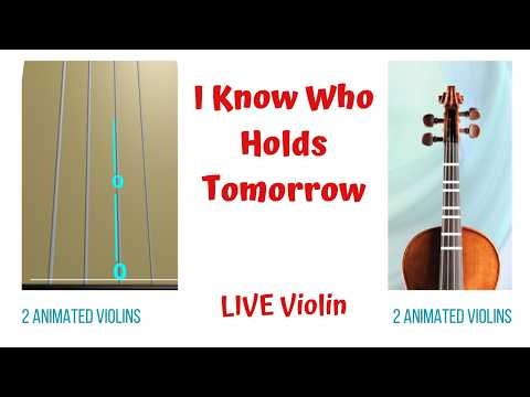 I KNOW WHO HOLDS TOMORROW 🌅 — LIVE Violin Tutorial & Play-Along | Animated TAB & FINGERBOARD