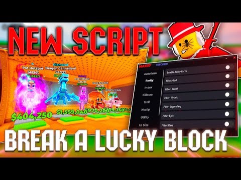 BREAK A LUCKY BLOCK SCRIPT | BREAK AURA | AUTOFARM | AUTO INDEX
