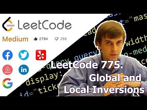 LeetCode 775. Global and Local Inversions (Algorithm Explained)