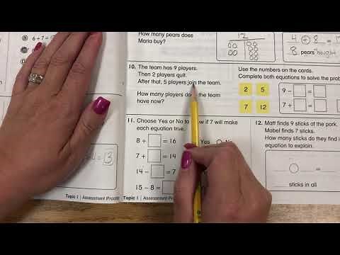 Envision Math Topic 1 Assessment Review