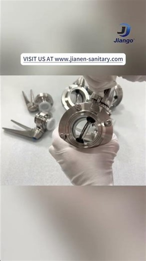 Sanitary Butterfly Valve Explained: CIP & High-Purity Fluid Control #factoryproducts