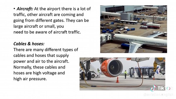 Safety at the airport and aircraft