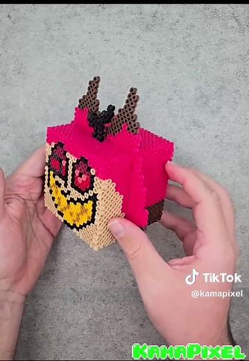 Hazbin Hotel Alastor 3D Bead Art Creation