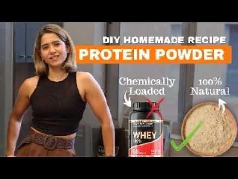 High Protein Homemade Recipe | 100% Vegetarian, Natural & Quick! #proteinpowder #protein #vegprotein