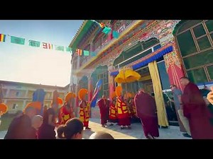 Rabjam Rinpoche arrived at Mindroling#history #transmission #love #2025