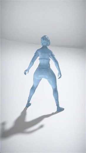 Female Fighter in Casual Outfit with Short Hair