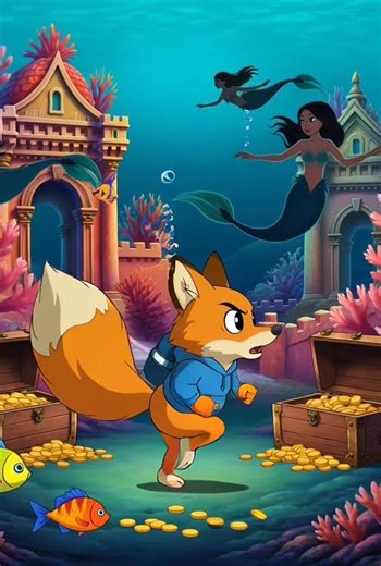 Veo3 Fox Running Compilation 2D — 100 Animations Across Different Environments 018