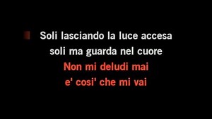 Karaoke Soli - Adriano Celentano - CDG, MP4, KFN - Karaoke Version