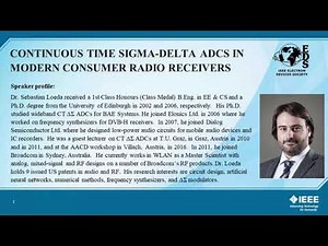 Continuous Time Sigma-Delta ADCs In Modern Consumer Radio Receivers