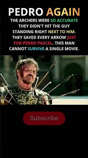 In Gladiator 2, Roman archers pin Pedro Pascal with arrows so precise