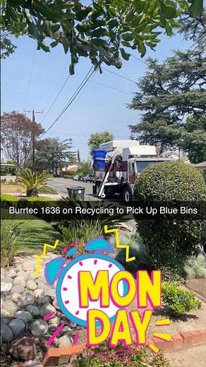 Burrtec 1636 on Recycling to Pick Up Blue Bins