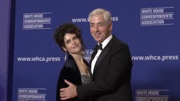 Neri Oxman and Bill Ackman attend 2025 White House Correspondents'...