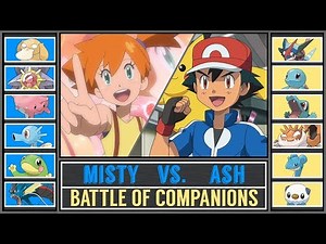 ASH vs. MISTY (Pokémon Sun/Moon) - Water Pokémon Battle