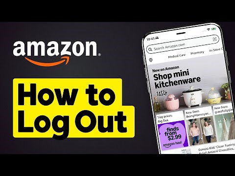 How to Log Out of Amazon