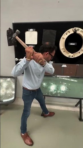 Can a Hammer Break Bulletproof Glass? We Put It to the Test! 🔨 | JCBL Armouring Solutions