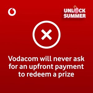 #ScamAlert ⚠️ Don't let fraudsters spoil your fun. Be scam-savvy and outsmart the fake competition scammers with these 7 easy tips. 😎​ 👉 To learn more about scams to watch out for, go to: https://bit.ly/3wLdqpw | Vodacom