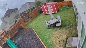 🌪️ This is new video from inside the EF-2 tornado that hit Spring, Texas earlier this week. Security camera video captured the strong winds and debris being lofted into the air. 📸 Click2Pins.com / rsuarez | Gage Goulding KPRC2