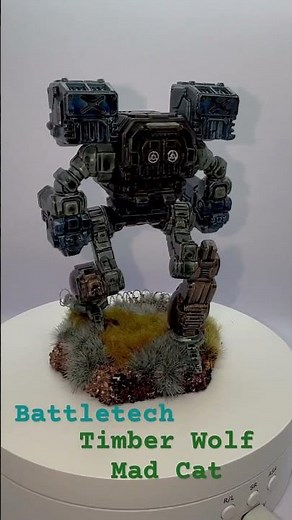 Mad Cat / Timber Wolf Final Reveal: 10cm Custom Painted Masterpiece!