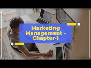 NMIMS Marketing Management - Chapter 1