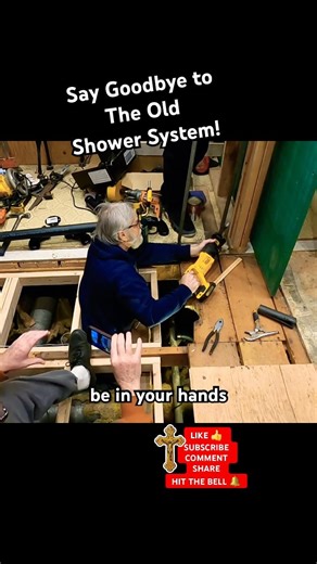 #diy Bathroom Renovation: Demolition of the old Shower is overdue! #home #shorts #plumbing