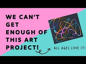 Easy Raised Salt Painting for Kids | Fun & Creative Art Activity!