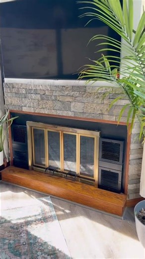 Installing Fireplace Stone Veneer #fireplace #stoneveneer #diy #ideas #livingroom
