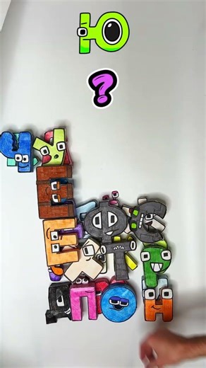 GUESS THE LETTER BY ITS SHAPE 👀 RALR Paper Alphabet Lore #alphabetlore