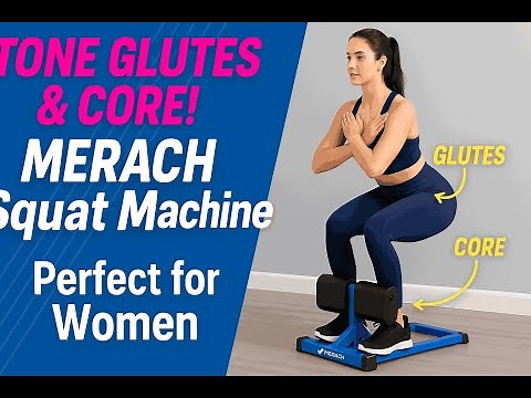 "MERACH Deep Squat Machine 🔵 Glutes, Core & Leg Trainer for Women!"