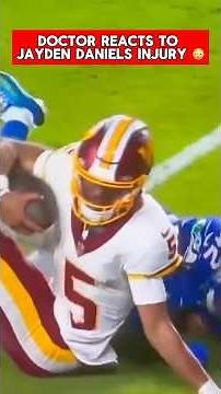 Jayden Daniels’ ELBOW SNAP Explained by a Doctor #shorts