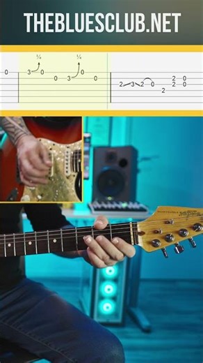 Tasty Open Position Blues Lick 🎸 // DBL506 #shorts