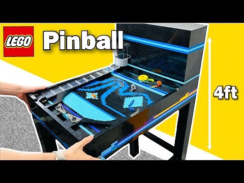 I Made a Working LEGO PINBALL Machine...