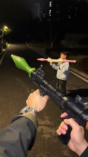 Is This a Real Rocket Launcher? 😨 Water Gun Reveal #shorts