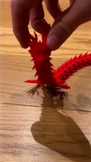 This 3D Printed Dragon Has Zero Flaws #3dprinting #satisfying #printing