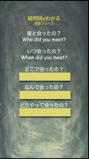 Phrases that help you understand interrogative words