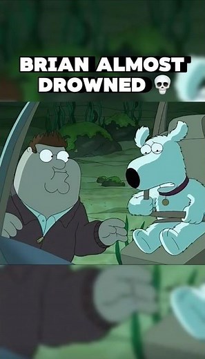 Brian Almost DROWNED 😳 | Family Guy #shorts